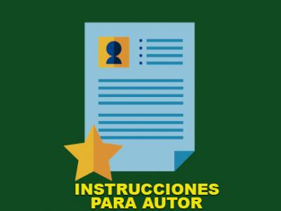 INSTRUCCIONES PARA AUTOR